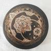 Vegan Shaman Drum Handmade Crafts Alchemical Moon Drum Desktop Ornament Sound Healing Tool for Spiritual Music Meditation