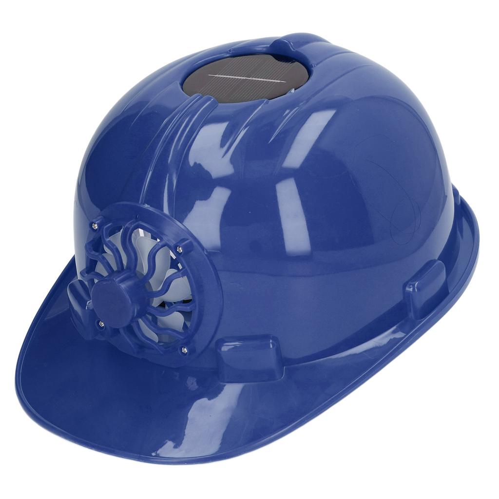 Hard Hat with Solar Fan Plastic Ventilated Safety Helmet Breathable Hard Cap with Removable Lining