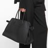 Brand 15 Inch Large Capacity Tote Bag For Women Top Grain Cowhide & Suede Briefcase, Leather Work Bag, Commuter Platinum Bag