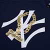 New Era MLB Series New York Yankees Crew Neck Casual Short Sleeve T-Shirt Unisex T-Shirt Navy-Blue 13702553
