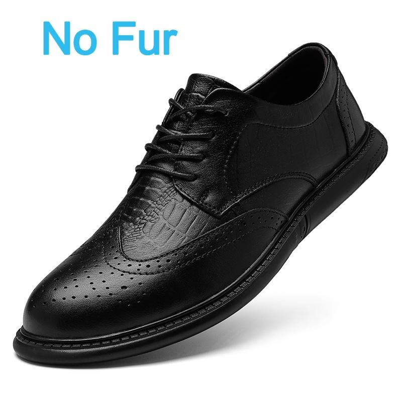 Luxury Brand Genuine Leather Men Business Dress Shoes Soft Sole Anti Slip Office Casual Leather Shoes New Oxford Wedding Shoes
