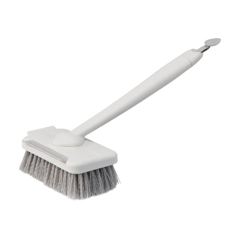

Rotatable Multi-Functional Cleaning Brush with Scraper for Easy Stain Removal and Corner-Free Cleaning, Hangable for Convenience