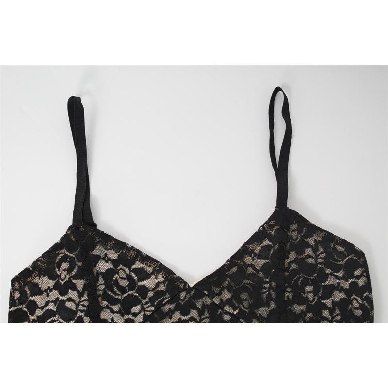 Women's Deep V Fanny Pack Hip Fish Tail Sexy Hot Fashion Party Lace Strap Dress