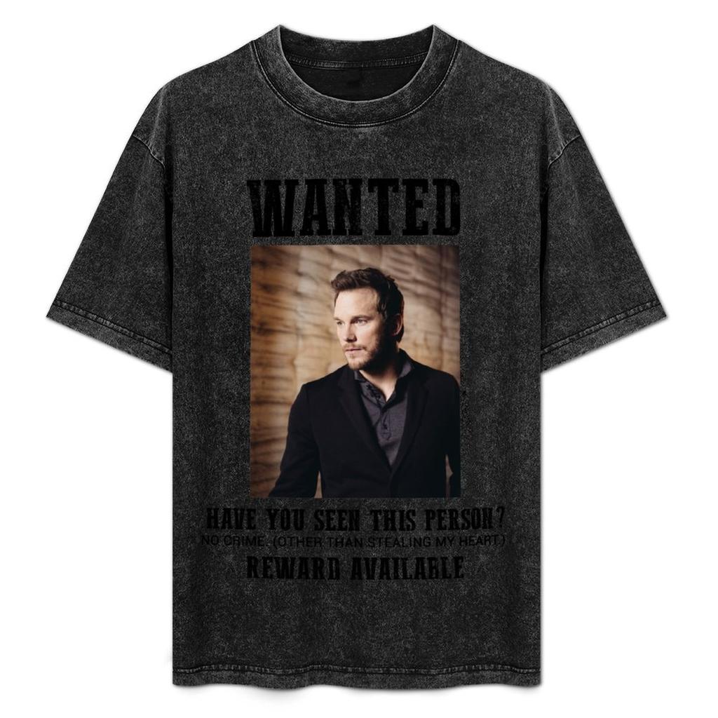 Wanted Chris Pratt Tshirt Athletic Fit Sports Short Sleeve Top