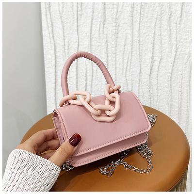 Fashion Temperament Women'S Bag Version Winter Trendy Chain Small Square Crossbody Bag Casual One Shoulder Handbag