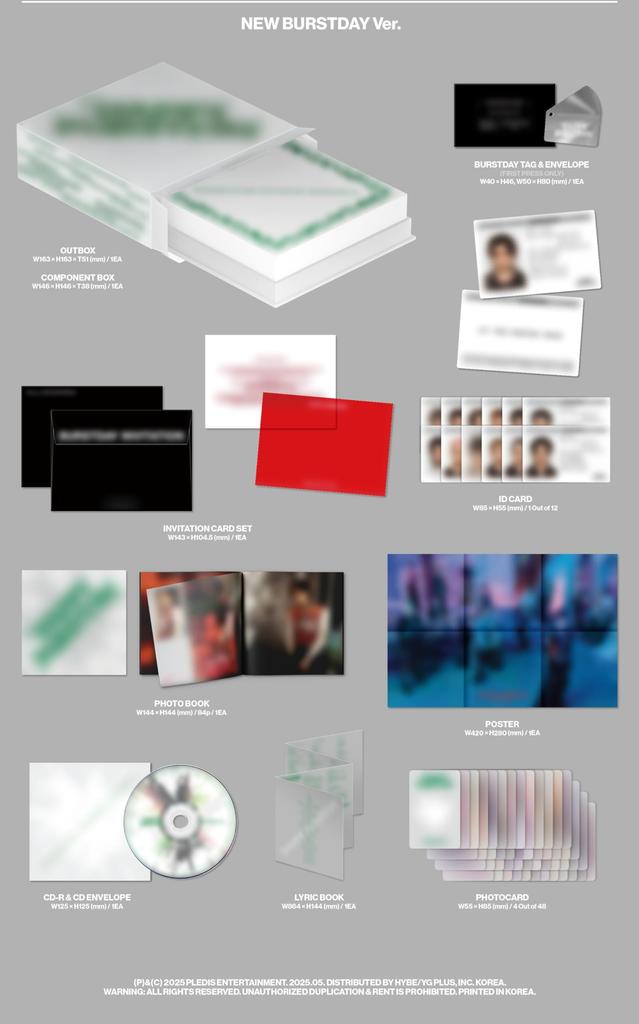 SEVENTEEN 5th Album [Random] 'HAPPY BURSTDAY'