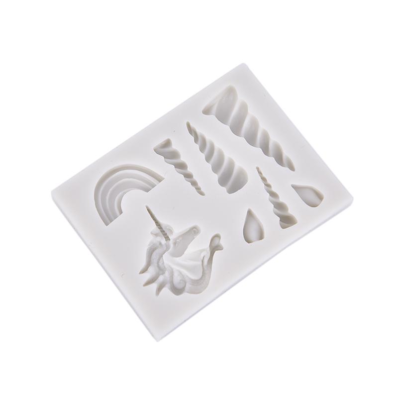 Unicorns Cloud Horn Ear Silicone Mold Decorating Cupcake Gumpaste Fondant Tool