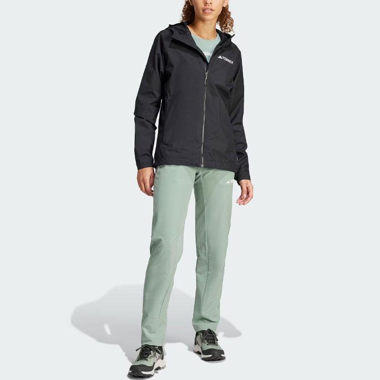 Adidas Multi 2L Rain.Rdy Performance Jacket with Hood Women Outerwear Black IV9835