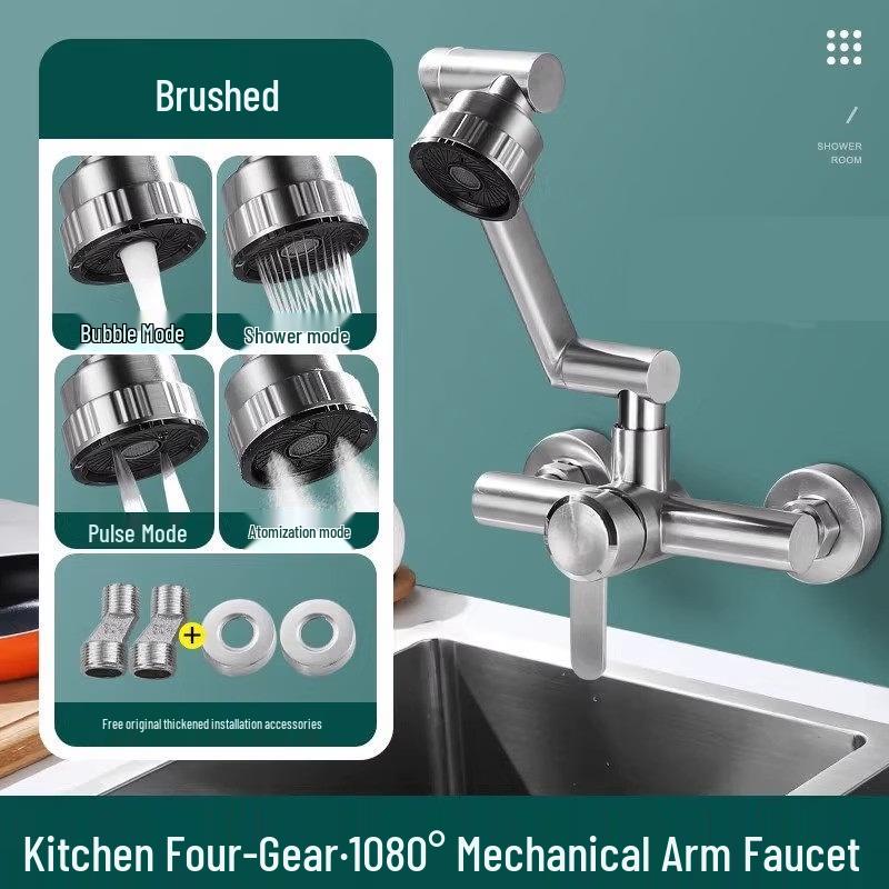 TLXT Rotatable Mechanical Arm Mixer Faucet