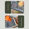 Food Grade Stainless Steel Grater Sharp Blades Non Slip Handle Shredder for Cheese Vegetables Kitchen Use