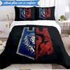 Warcraft game 3pcs K-pop music group Bedding set,Ideal for Bedroom, Dormitory,Including Duvet Cover And 2pcs Pillowcases,Fan gifts