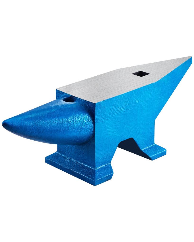 VEVOR Single Horn Anvil 132Lbs Cast Steel Anvil Blacksmith for Sale Forge Steel Tools with Round and Square Hole and Equipment Anvil Rugged