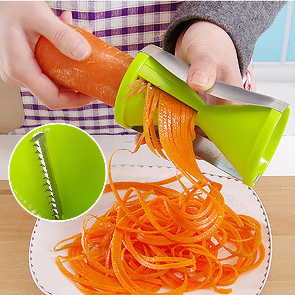 Kitchen Multifunctional Shredder Creative Spiral Funnel Shredder Rotary Vegetable Shredder