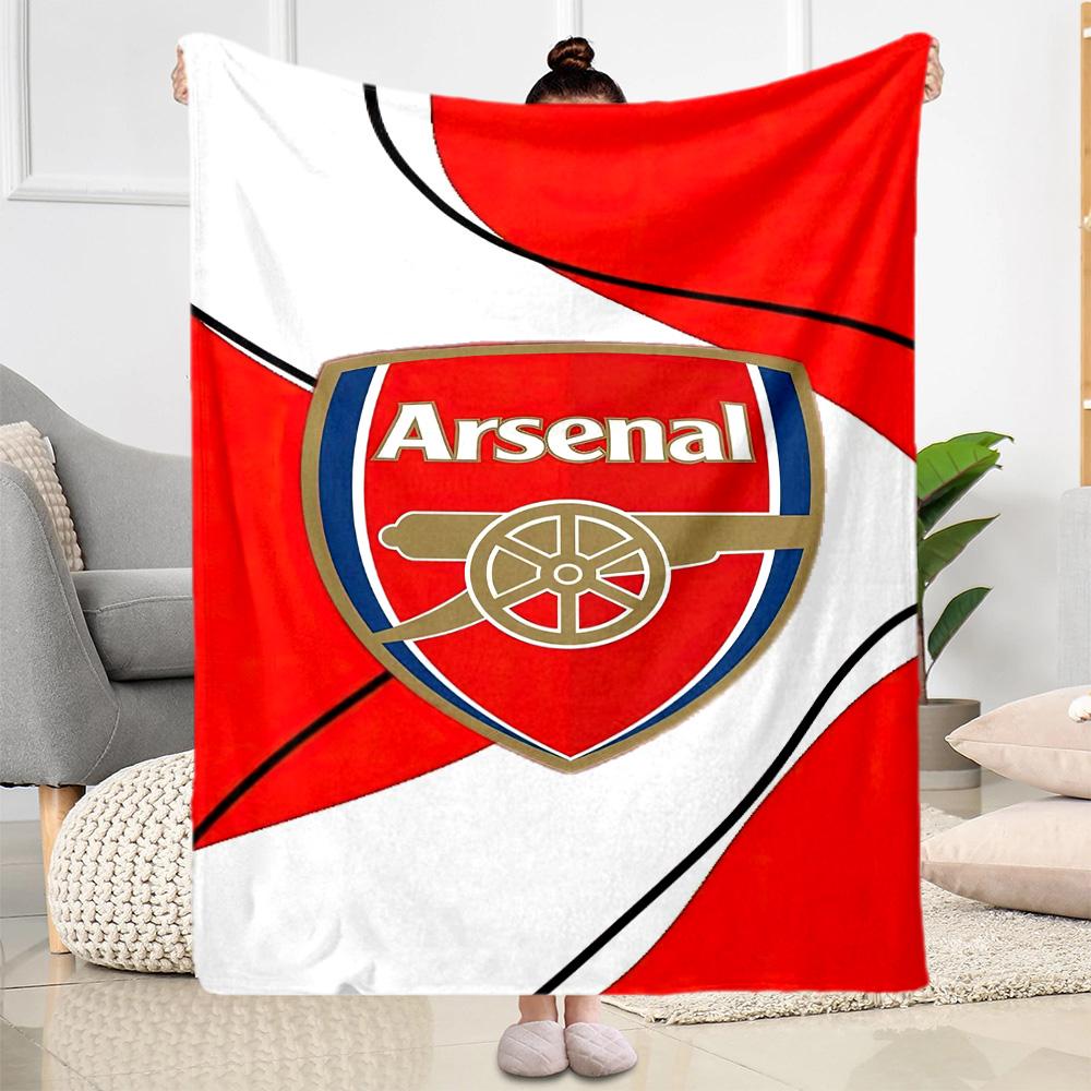 Arsenal Blanket Soft Warm Cozy Perfect for Bed Chair Office Chair All-Season Use Modern Style Best Holiday Gift for Friends Family