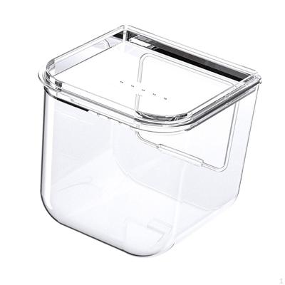Baie de păsări Cușcă Cadă Cutie Transparentă Ușor de Curățat Multifuncțională Curățare Accesorii pentru Animale de Companie Cutie de Duș pentru
