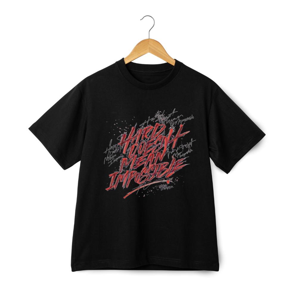 

Сложно не значит невозможно Мотивационный графический унисекс футболка S