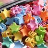 50pcs Mini Hair Claw Clips Colorful Strong Hold Lightweight Cute Small Star Hair Clamps for Girls Women