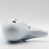 Aestivate Plastic Ocarina, 12-hole Alto C key, Plastic AC Ocarina, Windpipe, Resin (White)