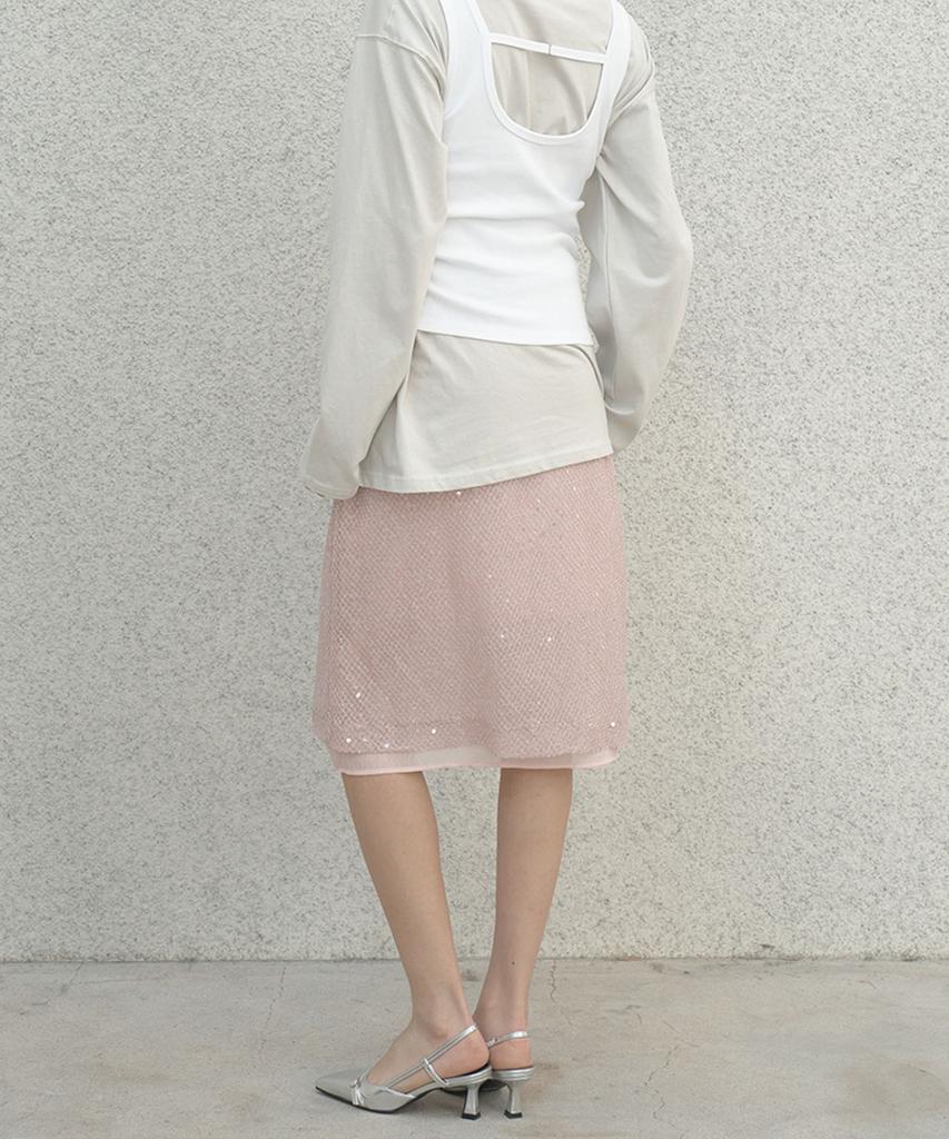 Deoenel Paillettenrok - [Roze]
