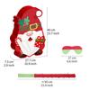 Christmas Party Decorations Winter Theme Gnome Pinata with Stick Confetti for Xmas Birthday Party Decorations Christmas