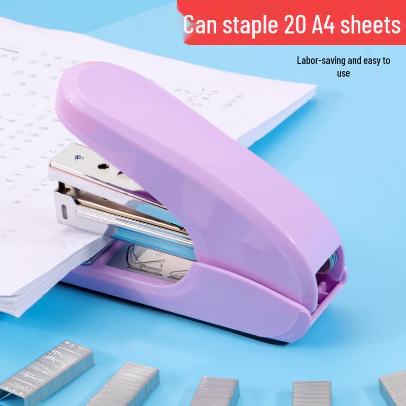 Compact Durable Stapler: Portable, Stylish, Effort-Saving Stationery for Students and Office Supplies