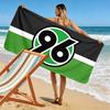 Hannover 96 Strandtuch mit Aufdruck, Großes Weiches Schnelltrocknendes Handtuch für Strand Camping Schwimmen
