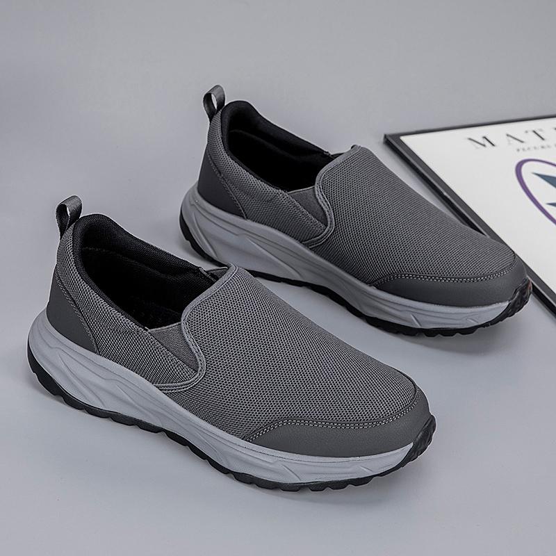 Fashion Men's Outdoor Walking Platform Anti Slip Summer Mesh Walking Lightweight Sports Shoes Comfortable Fitness Women's Casual Shoes