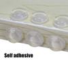 100/64 STK Selbstklebende Gummidämpfer Puffer Schrank Stoßstangen Silikon Möbelpolster Kissen Schutz Hardware Türstopper
