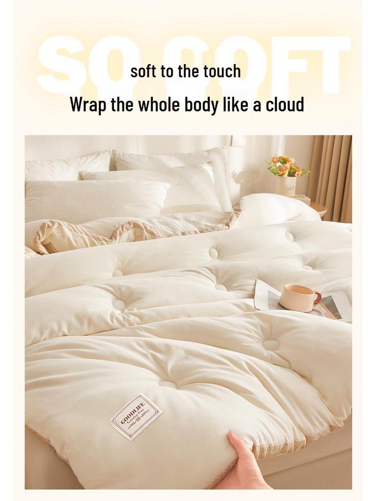 Class A Mother and Baby Soybean Fiber Quilt: Two-in-One Spring/Autumn Core & Winter Gift Quilt