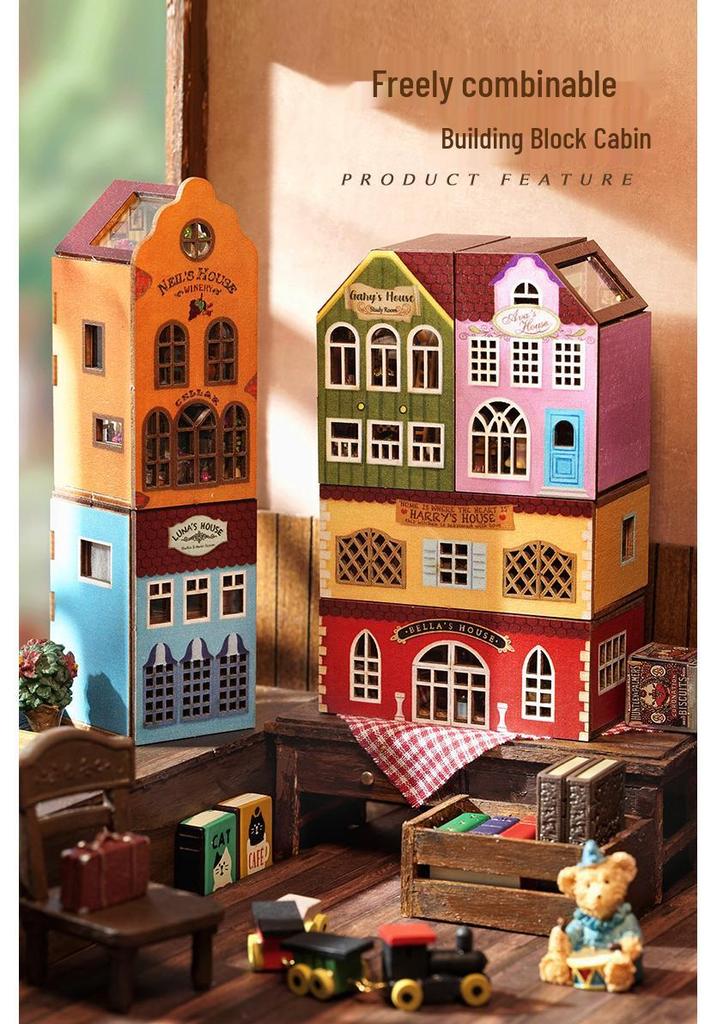Zhi Qu Wu DIY 3D Miniature Playhouse Decoration Toy
