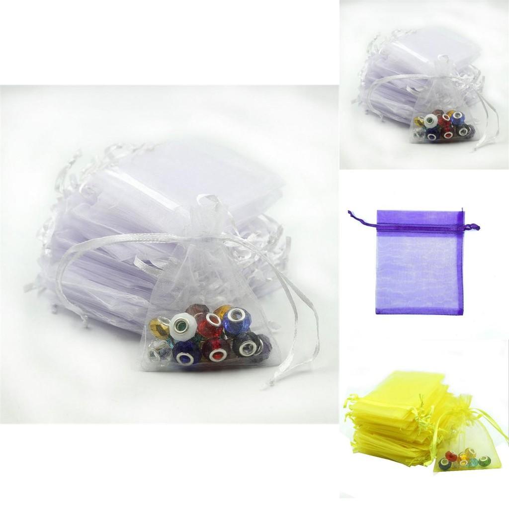 High-quality Organza Bags In White Black Red Grey And More For Party Favors