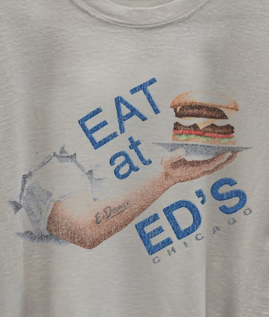 Eat At Ed Promo T-Shirt White XXL L