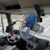 Verstellbarer Clip-Ventilator DC-Autolüfter LKW-Ventilator Automatischer Schwenkkopf