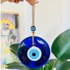Evil Eye Wall Hanging Glass Blue Eye Wall Charm Home Decor Home Gift Idea House Protection Turkish Evil Eye Gift Wall Decoration
