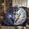 JoJos Bizarre Adventure Bedruckte Flanelldecke Warm Bequem, Für Schlafzimmer, Sofas, Reisen -HE31