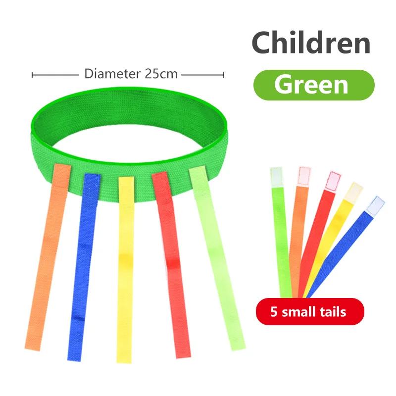 Catch Tail Game Belt Field Day Stretchable Catching Training Equipment Colorful Play Sets for Family Outdoor Carnival Games
