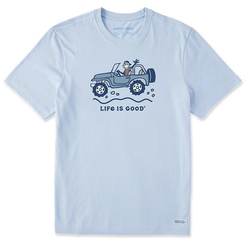 

Life is Good. Men s Jake Offroad ATV Short Sleeve Crusher Tee, Glacier Blue 2XL