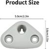 Sun Visor Mount Clip Compatible with Subaru Forester Impreza Crosstrek, Driver Side Visor Mount Clip, Gray Sun Visor Repair Bracket