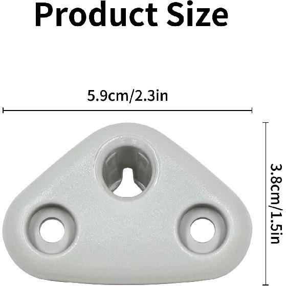 Sun Visor Mount Clip Compatible with Subaru Forester Impreza Crosstrek, Driver Side Visor Mount Clip, Gray Sun Visor Repair Bracket