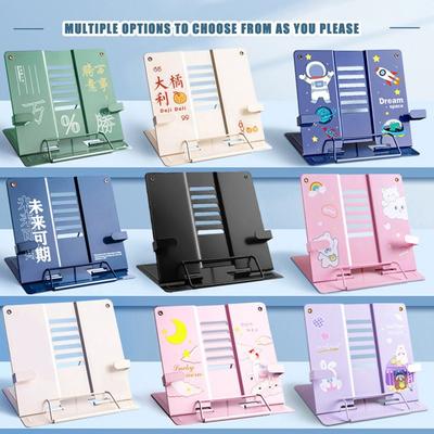 Multicolour Foldable Support Rack Metal Documents Holder High-quality Adjustable Stand  Recipes