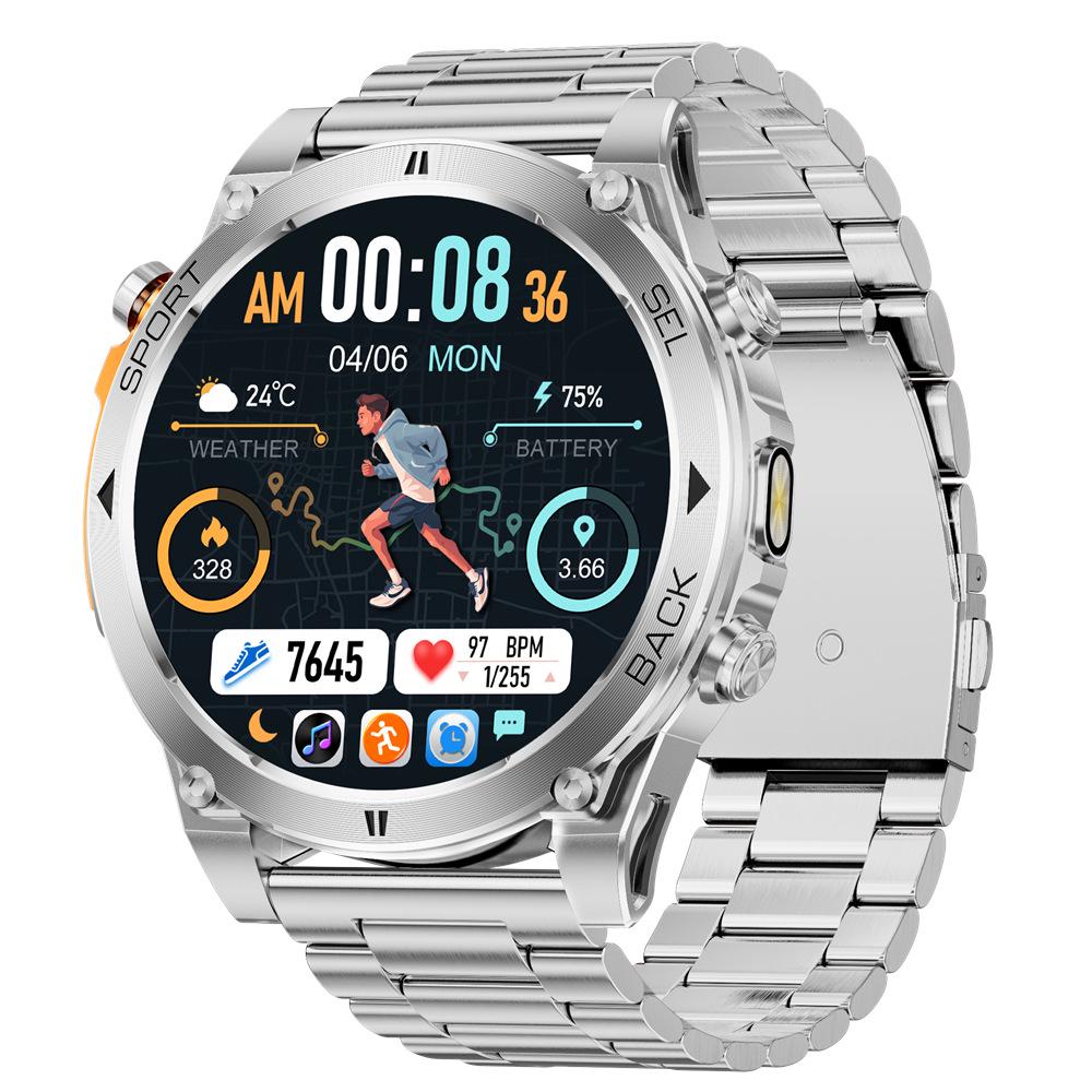 T-RX4 Ultra Smartwatch: 1.7" Screen, 850mAh Battery, GPS, Altitude, Barometer, Compass