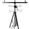 Dna Spt1 Statyw Kolumnowy Trójnożny Typu T Winda Belka Poprzeczna 3X Adapter 35 Mm 130-210 Cm Do 80 Kg