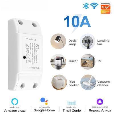 Temporizator Universal pentru Disjunctor 10A Control Wireless WiFi Comutator Inteligent Aplicație Smart Life WiFi Control Vocal Controller Releu
