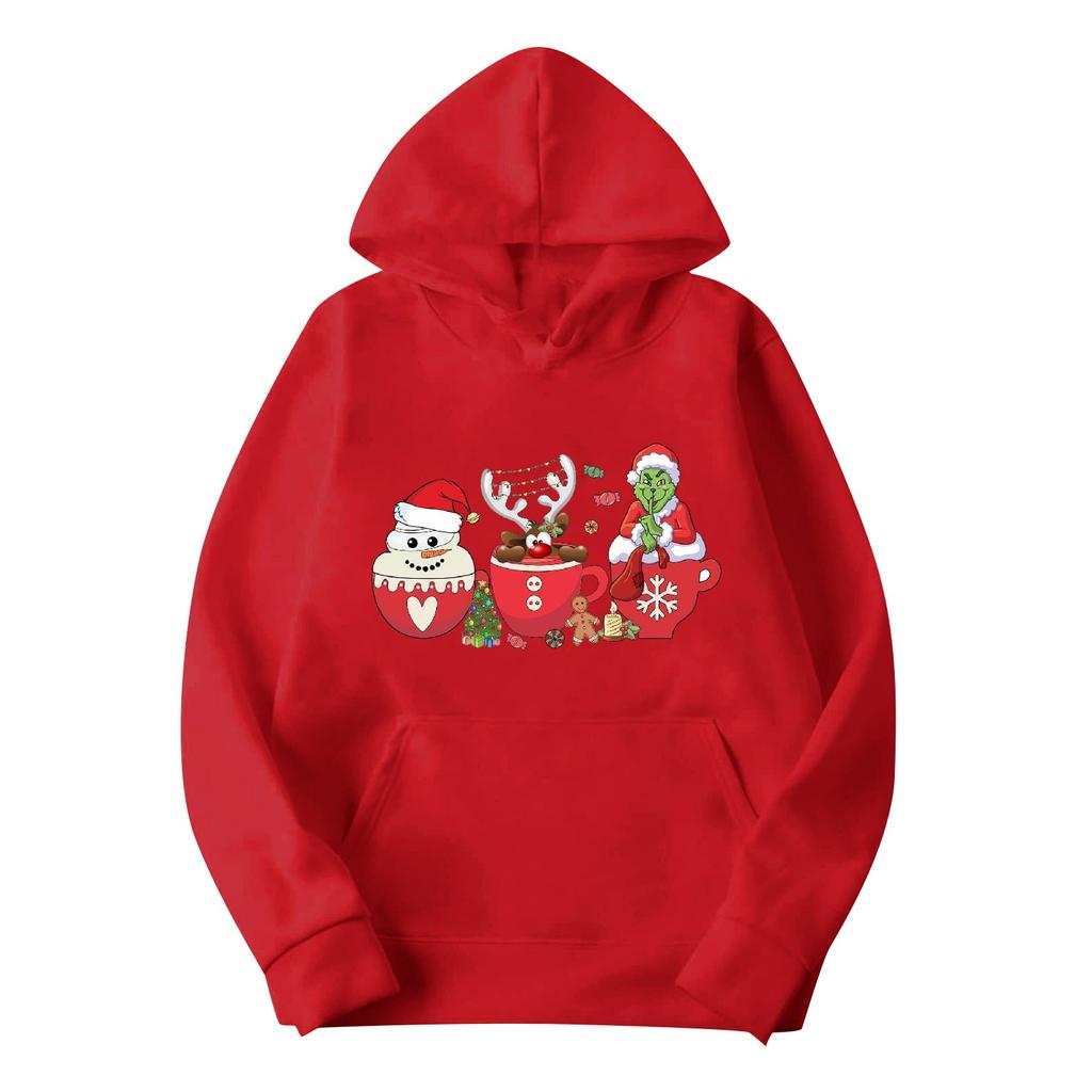 Herren Vintage Langarm Hoodie Bedrucktes Kapuzenpullover Oberteil