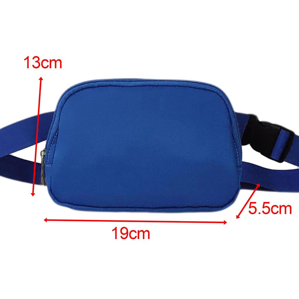Portable Running Waist Pack Fanny Unisex Small Purse Water Resistant Fashionable Hip Bag for