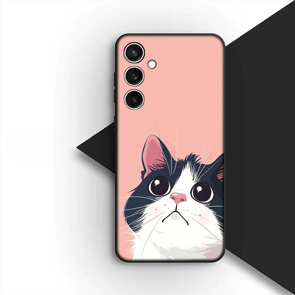 Cover for Xiaomi Redmi Note 12 11 10 A3 Pro 10A 10C 12C Note12 5G 4G Casing Silicone Phone Case Comics Meow Kitten Cat