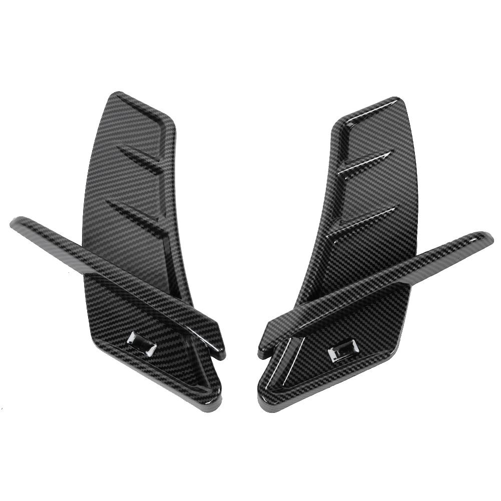 2pcs Carbon Fiber Style Fenders Cover Trim Auto Modification Fit for A7 S7 2017 2019