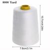 Polyester Polyester Thread Black White 402 Thread DIY Sewing Sewing Thread
