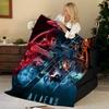 Movie A-Aliens Throw Flannel Blanket, Soft Warm, Durable & Washable cute Cool