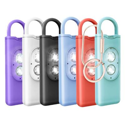 Stroboskop Taschenlampen Schlüsselanhänger 300 Lumen Persönliches Sicherheitslicht mit Schlüsselring Kompakt Tragbar Dual-LED Taschenlampe für Outdoor-Notfälle